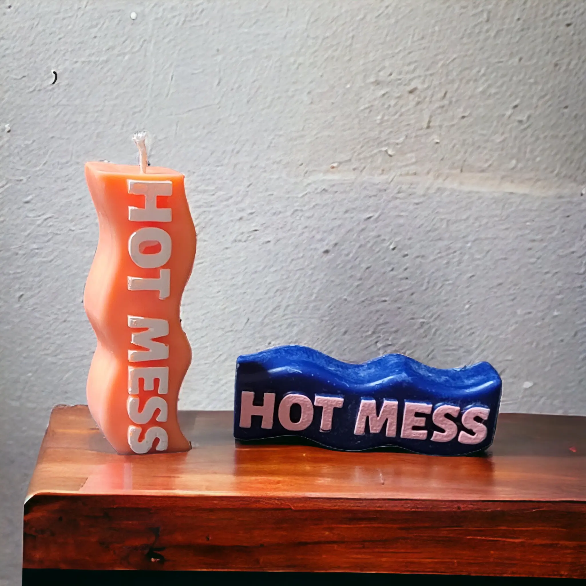 Hot Mess 3D Pillar Candle
