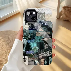 Twilight Iconic Fan Art Collage Mobile iPhone Case. PBT+TPU Rugged Shockproof Cellphone Cover, Designed for iPhone 16/15/14/13/12/11 Pro Max/Plus