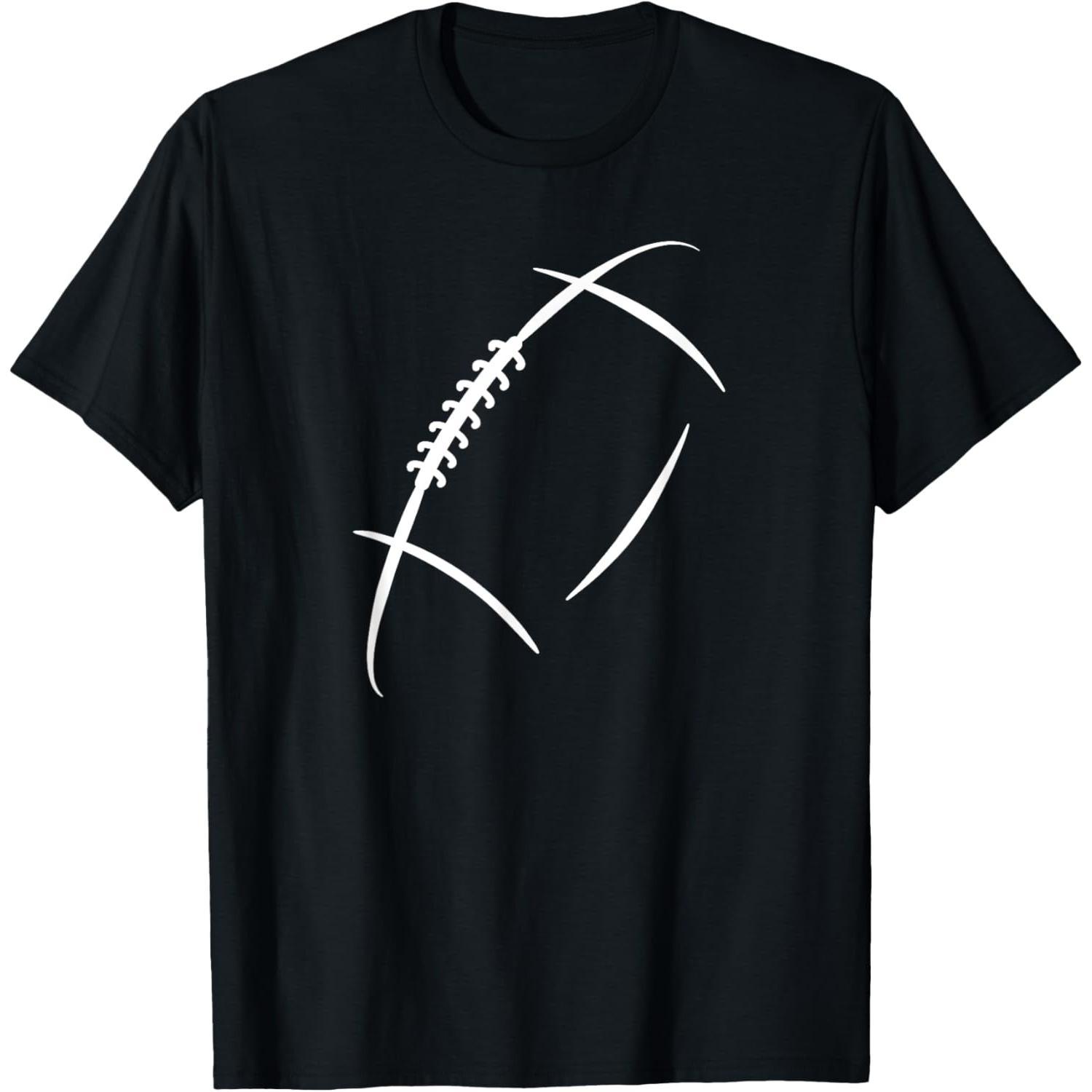 American Football Silhouette Football T-Shirt
