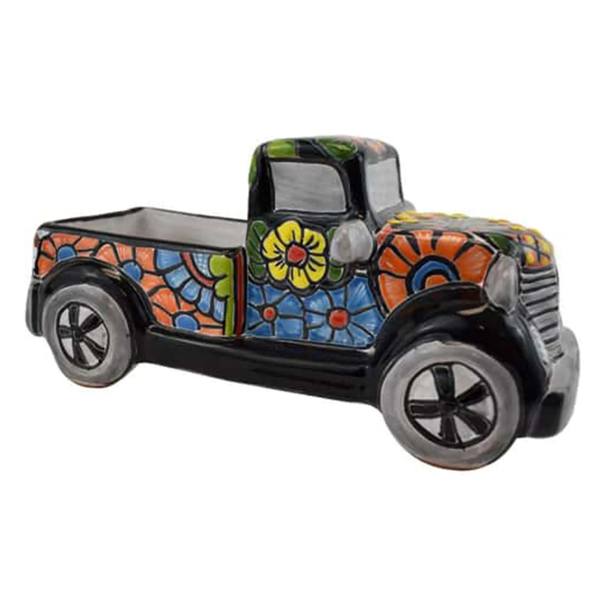 Avera Products Ceramic Vintage Truck Planter with Earthenware Clay for Plants Avera Products Ceramic Vintage Truck Planter with Earthenware Clay for Plants