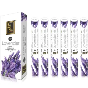 6 pack of Zed Black Lavender premium incense sticks 6×20=120 sticks calming scent  Aroma