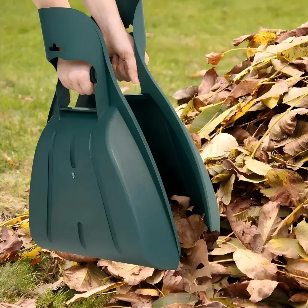 Leaf Scoops Hand Rakes - Lightweight, Durable Grabber Tool for Scooping Up Leaves, Spreading Mulch, Gardening, and Yard Work Garden Tools Garden Equipment by Pure Garden