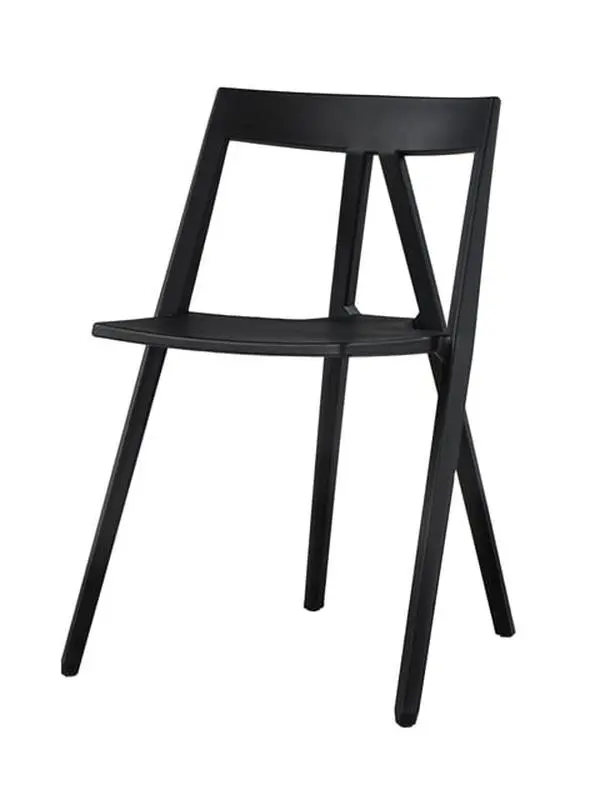 RPP-MILAN-BLK Milan Resin Polypropylene Stackable Event Chair - Black
