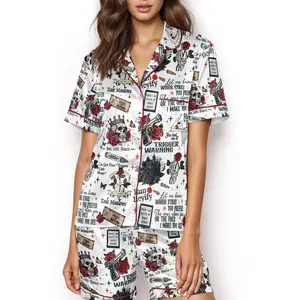 Run Little Mouse Pajama Set, Haunting Adeline Sleepwear for Women, Dark Romance Book Quotes Reader Gift Loungewear, Fantasy Pajamas Gift For Readers