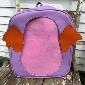 Just a Figment of your Imagination Dragon Ita Backpack Bag Purse PU Leather Enamel Pin Display Theme Park Epcot