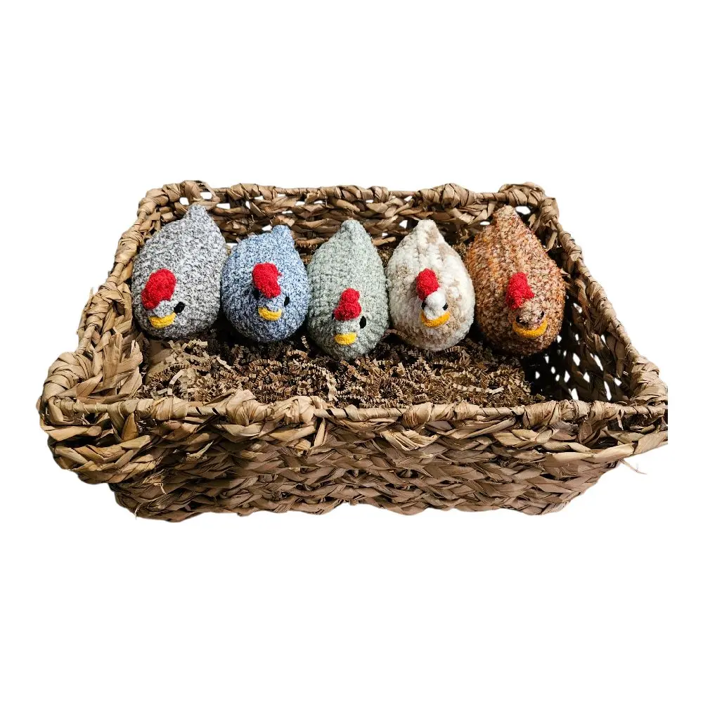 Crochet Chickens Amigurumi Plushies, Cute Gifts