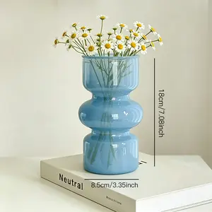 Vintage French Style Glass Vase for Fresh Flowers Water - Raised Creative Decoration for Floral Arrangement Home Decor  teacher appreciation gifts 2026 living room decor bedroom decor home essentials