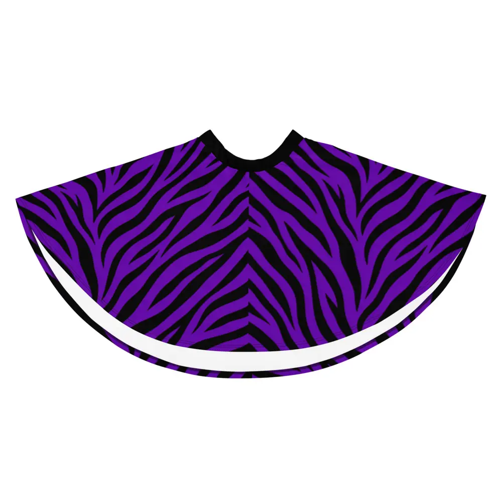 Electric Zebra Skater Skirt