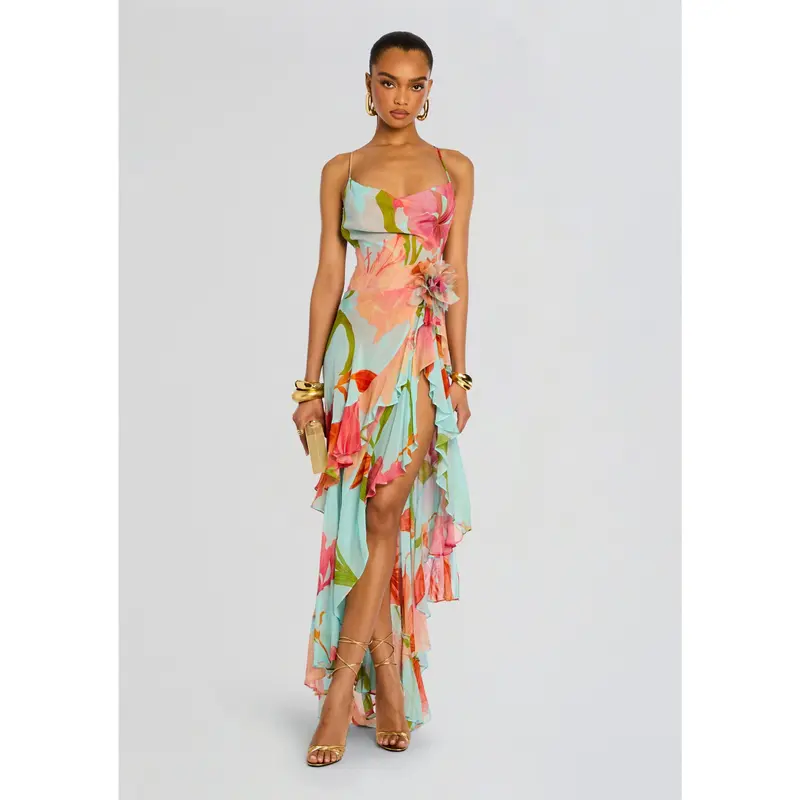 reformation chiffon dress NEW Reformation Catarina Mini Chiffon Dress