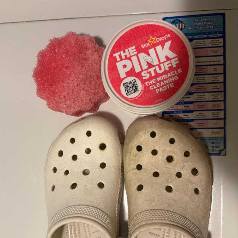 Cleaning Paste & SQeeZY Scrubber Sponge Bundle – All-Purpose, Non-Scratch Cleaner for Kitchens, Bathrooms, Walls, Floors, Pots, Grout, and More miracle cleaning