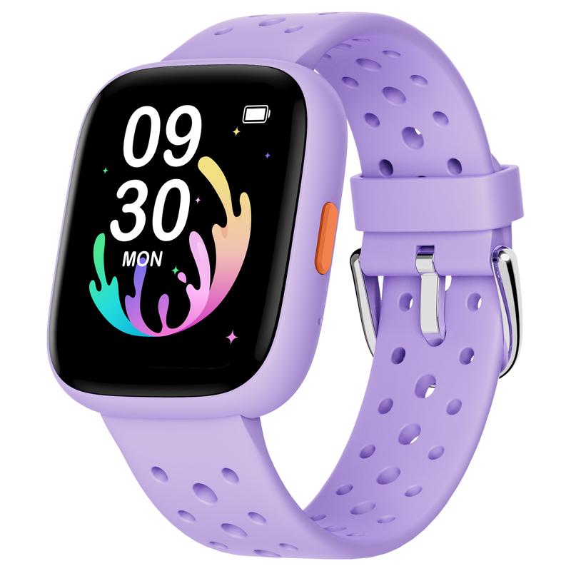 BIGGERFIVE Smart Watch for Kids No APP No Phone Needed, 1.8" Fitness Tracker Watch Pedometer, Heart Rate, Sleep Monitor, IP68 Waterproof, Step Counter, Puzzle Games for Girls Boys Teens 5-16