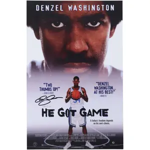 Ray Allen Boston Celtics Autographed 11" x 17" He Got Game Mini Movie Poster - Fanatics Authentic Certified
