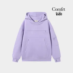 Comfrt | Kid Snak Hoodie | Kids Hoodie With Snack Pockets Lined Fleece Hoodie
