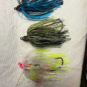 Old man swinging jigs
