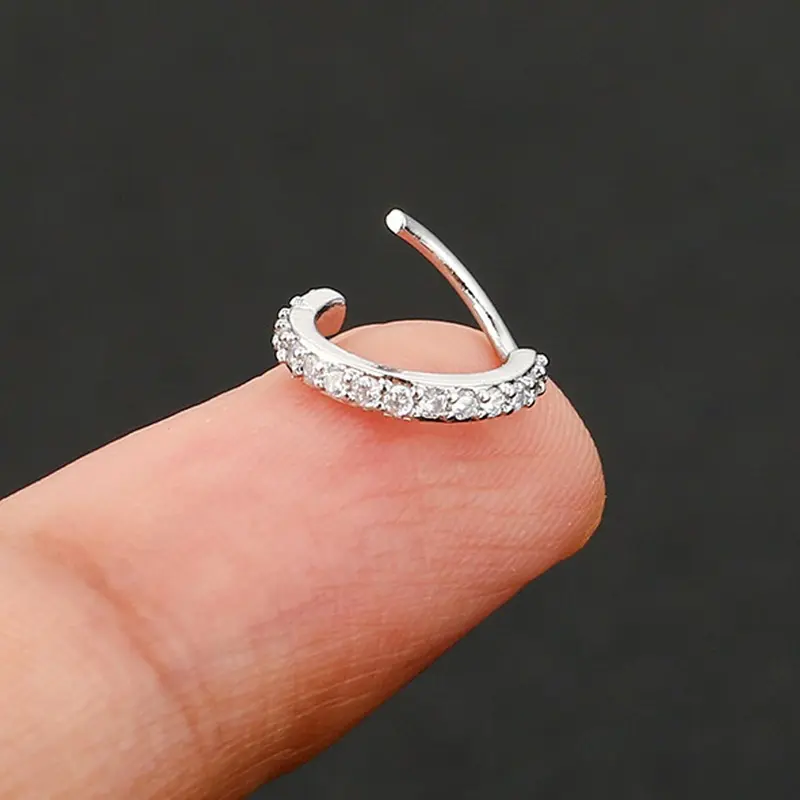 Unisex Elegant Nose Ring, Exquisite Trendy Nose Ring, Chic Body Jewelry, Fashionable Body Jewelry for Women & Men for Daily & Party Decoration, Maximalist Jewelry