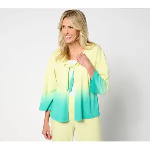 LOGO by Lori Goldstein Beach to Street Dip Dye Topper