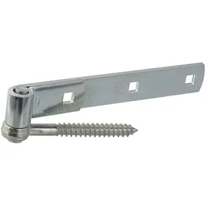 212 MAIN 10 in. Steel Screw Hook Strap Hinge, Adjustable Barn Door Gate Support for Kayaking & Outdoor Sports