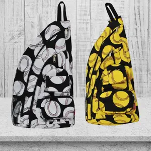 Sling Backpack - Softball or Baseball Print