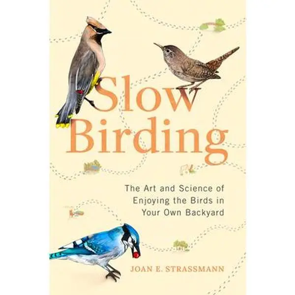 Slow Birding: The Art and Science of Enjoying Common Birds' Behaviors During Backyard Portraits & Activities - Biologist Joan E. Strassmann Hardcover Book for Natural Sciences Enthusiasts