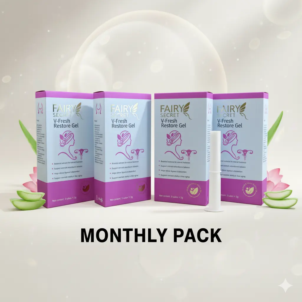 Feminine Intimate Hydrating Gel Moisturizer - Gentle Soothing, Tightening, pH Balance Support, Daily Care, 5 Single-Use Applicators Multi-Pack (5 Tubes Set Monthly Pack, Gel Form)