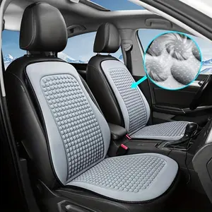 [Breathable Cool Seat Cushion] Breathable and Comfortable Front Seat Cover - Easy Installation, No-Tie Design, Ideal for All Seasons, Essential Accessory for Summer Vehicles, Great Gift Option, 4 Color Options Available, Seat Cover for Fron