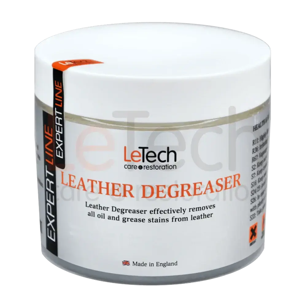 LeTech Leather Degreaser (Gel) – Professional Oil & Grease Remover for Leather Restoration