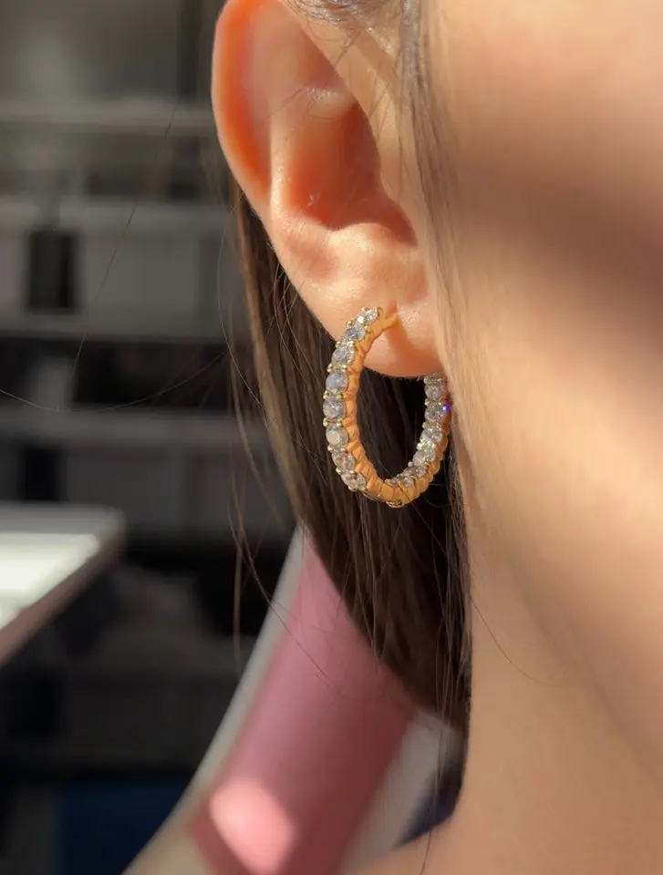 Bling babe hoops Bling babe hoops