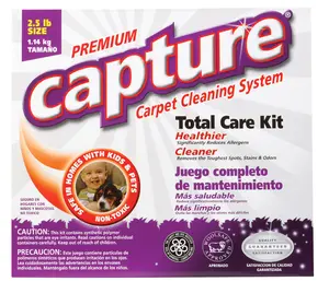 Capture 1014000 Premium Lemon Scent Carpet Cleaner 2.5 lbs Powder