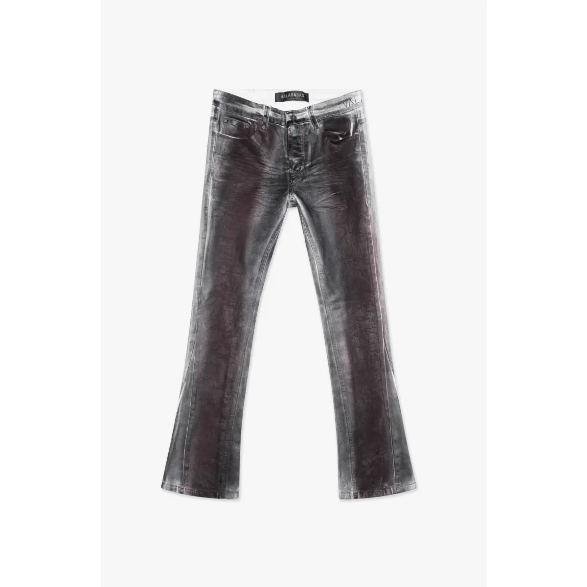 Fax Waxed Stacked Denim Red White Dirty waxed