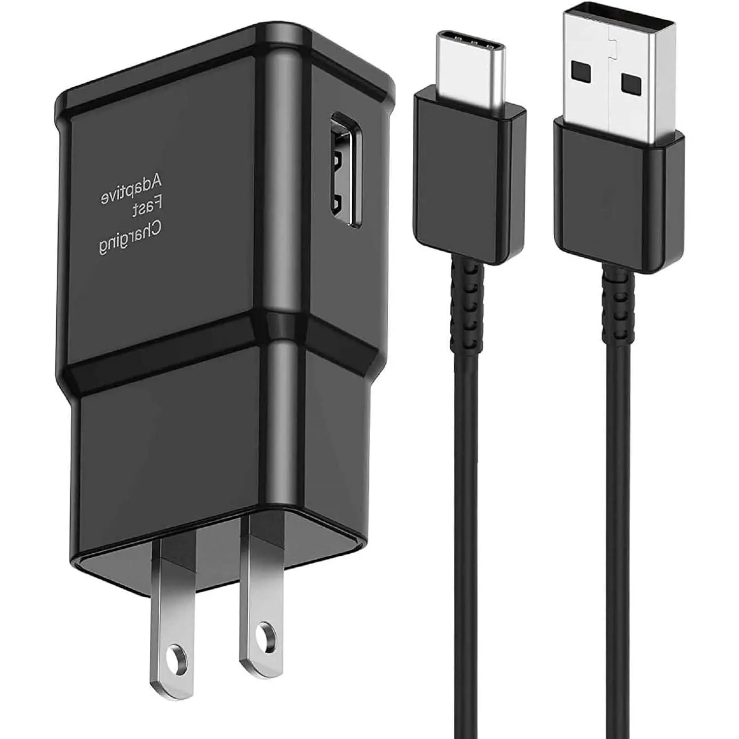 Type C Charger Fast Charging Type C Cable 6FT USB Wall Charger Block Android Phone Charger for Samsung Galaxy