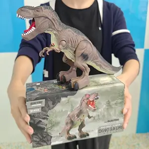 Realistic Tyrannosaurus Rex Simulation Dinosaur Sound Effect Toy, Walkable Dino Model Without Battery Included, Perfect for Kids' Play