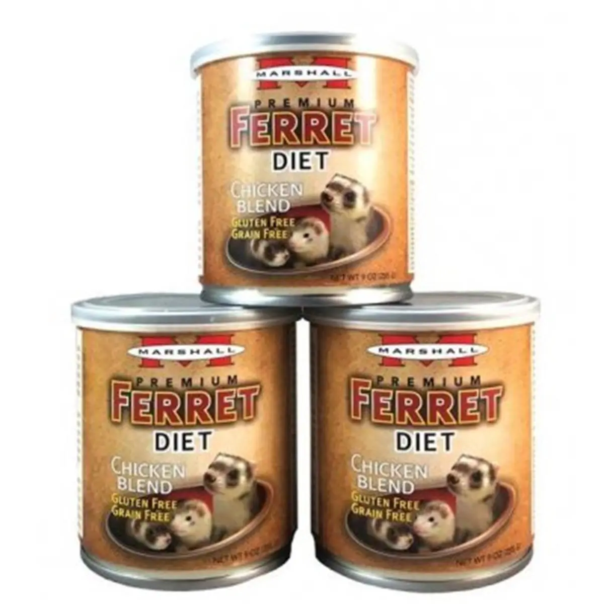 212 MAIN 9 oz Premium Chicken Blend Ferret Food, Nutritious Ferret Diet Pet Supply