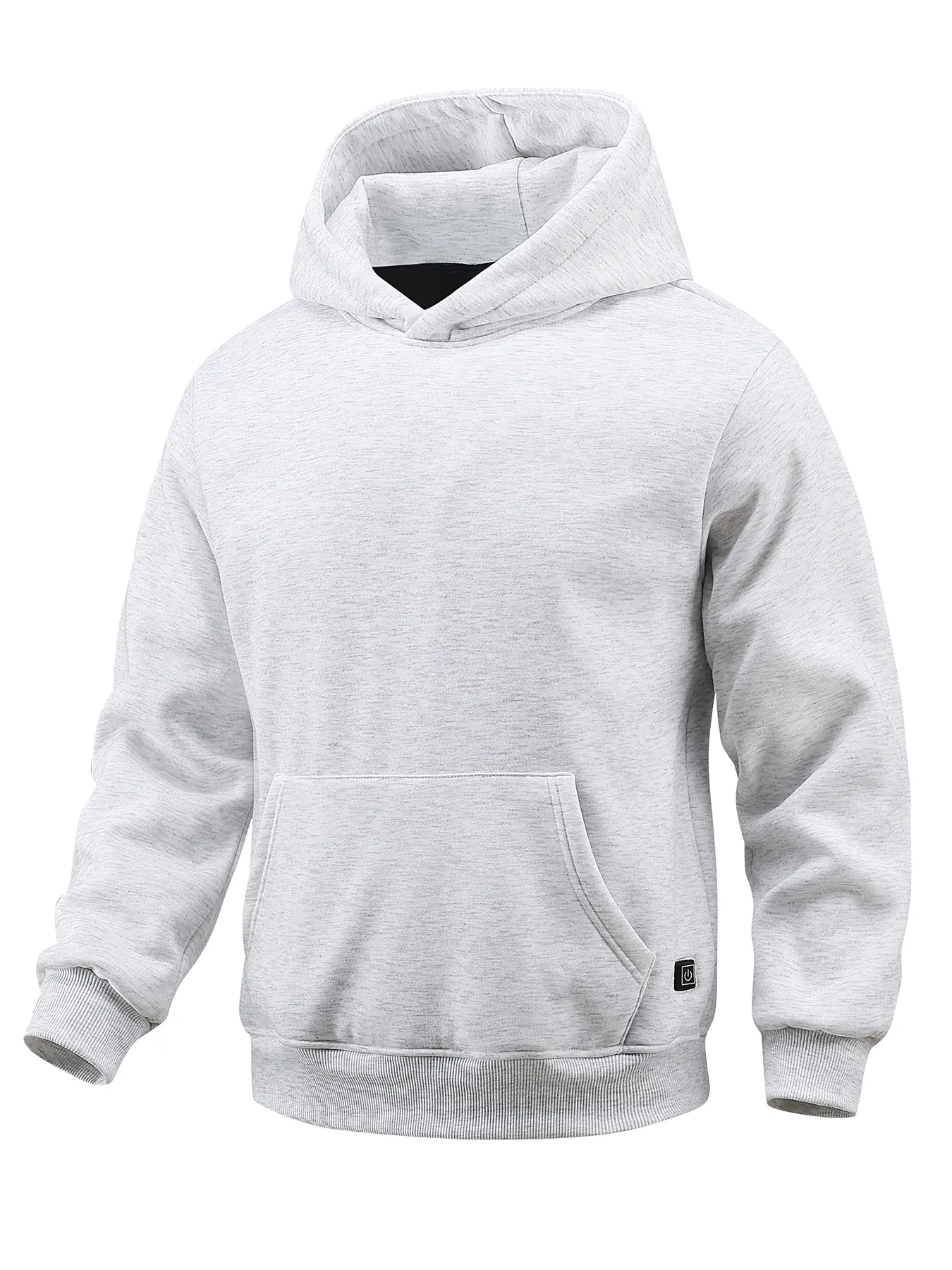 Men's Hooded Heated Sweatshirt, Without battery, Switch Control, Loose Fit, Winter Casual Wear, Outdoor & Daily Warmth