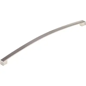 Richelieu Hardware Boisbriand Collection 12.625-Inch Brushed Nickel Transitional Cabinet and Drawer Pull Handle for Kitchen, Bathroom, and Furniture Richelieu Hardware