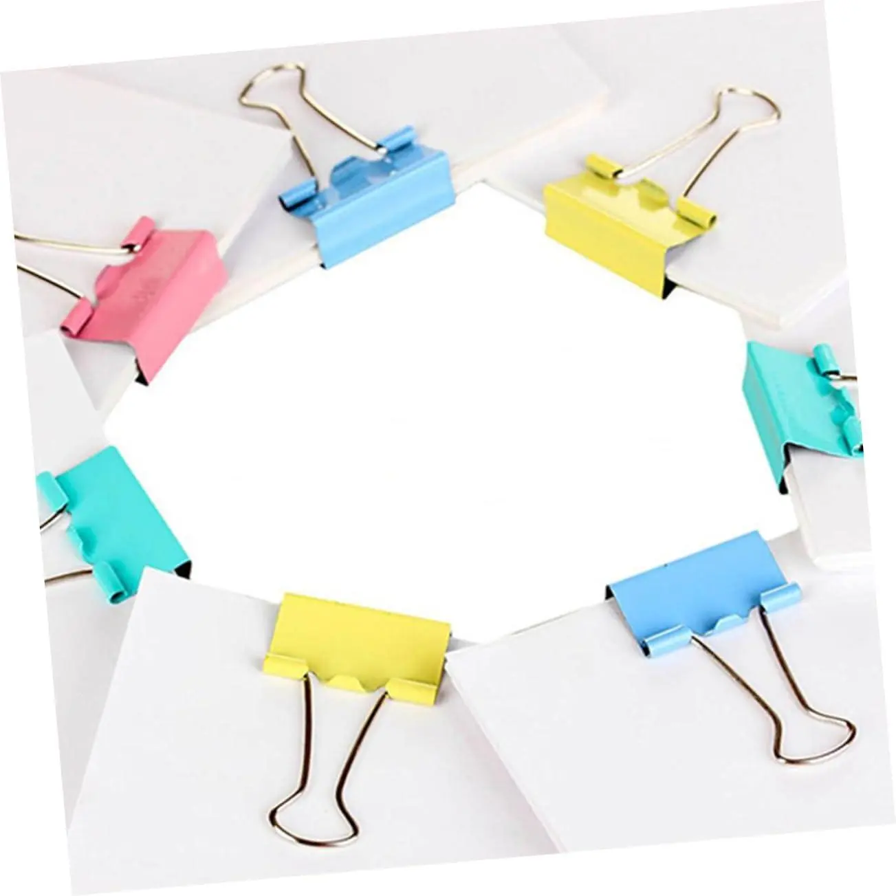 48-Piece Binder Clips, Compact and Functional Multi-Function Clamps for Business & All Seasons Home Office Use, Assorted