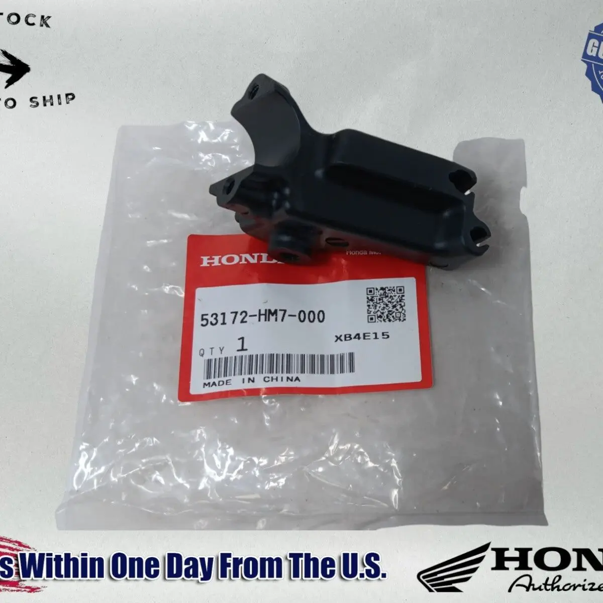 Honda OEM 96-04 TRX300FW TRX400FW Left Brake Lever Bracket 53172-HM7-000
