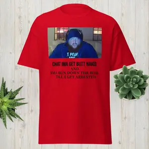 Caseoh Running Butt Naked | Funny | Unisex classic tee