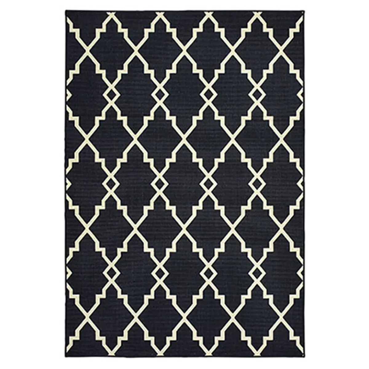 Oriental Weavers M7763K053114ST 1 ft. 9 in. x 3 ft. 9 in. Marina Rectangle Rug - Black