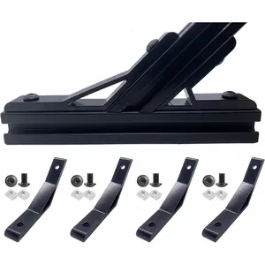 4 Set 45 Degree/135 Degree Angle 2020 Series Aluminum Extrusion Profile Accessories,Aluminum Corner Brackets Profile with Mounting Screws and Nuts, (135 Degree)