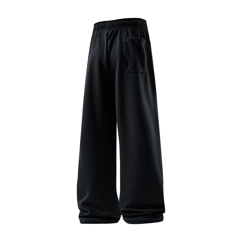 #Springfresh 2-piece set Men's Letter & Cross Print Drawstring Waist Sweatpants Muti-Set Casual Street Comfy Regular Fit Jogger Pants for Daily Wear Unisex 60% Cotton Classic Black & Gray