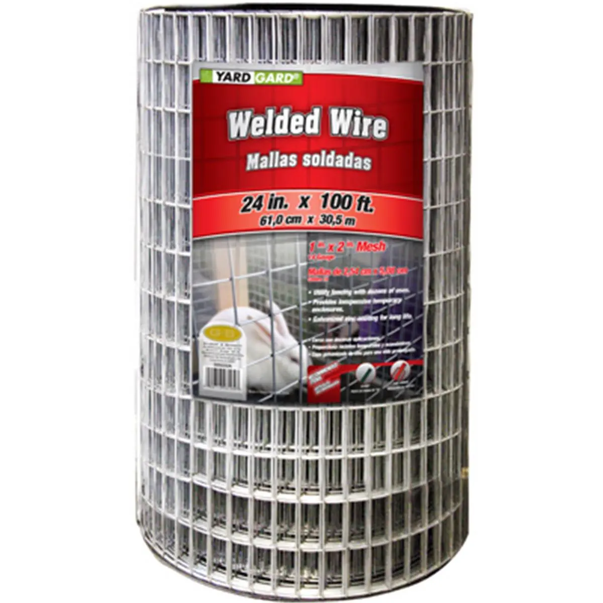 Midwest Air  24 in. x 100 ft. Galvanized Welded Wire, 14 Gauge, Outdoor