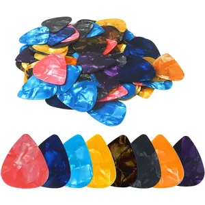 100 count Medium Size Guitar Picks Sampler Value Pack 0.71mm Thickness