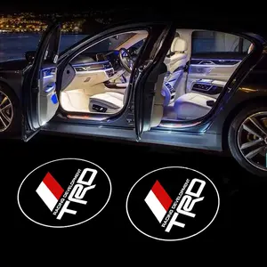 Car Door LED HD Welcome Courtesy Shadow Projector Lamp, Logo Light for Toyota Trd Pro Corolla Yaris Chr Auris Rav4 Prius Prado, Car Accessories