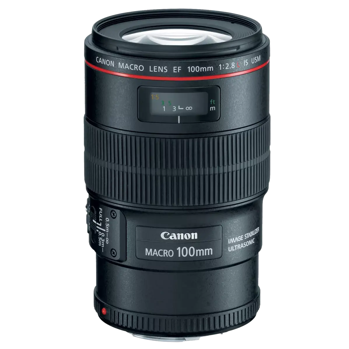 Canon EF 100mm f/2.8L Macro IS USM Camera Lens for EF Mount DSLRs - Includes Caps, Features Image Stabilization, Manufacturer Warranty, Manufacturer Warrenty, 15 Elements In 12 Groups