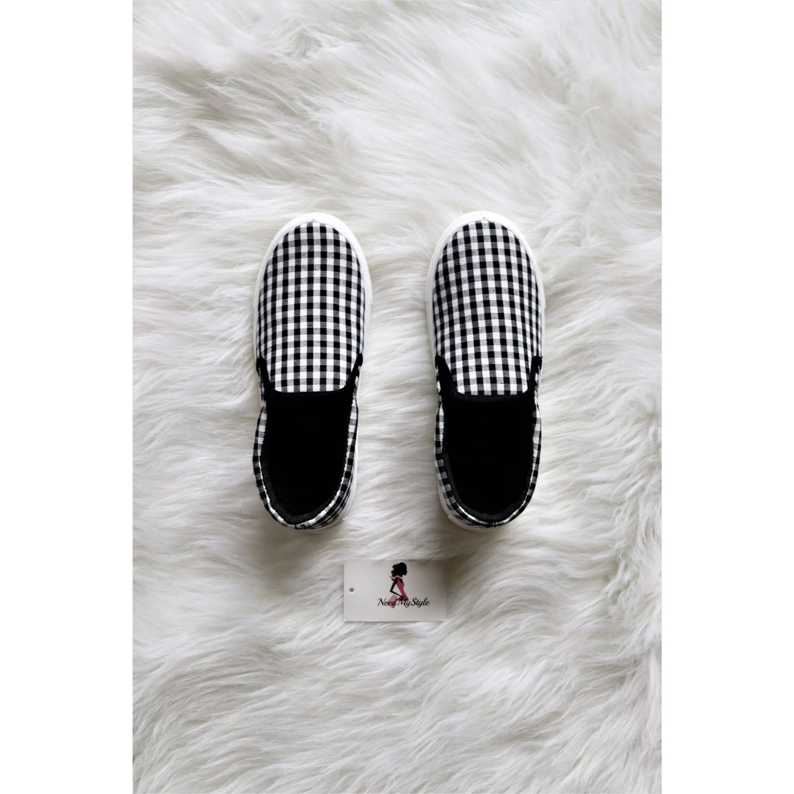 Women's Checker Sneaker Trainer for Casual and Athletic Footwear Footwear Runner