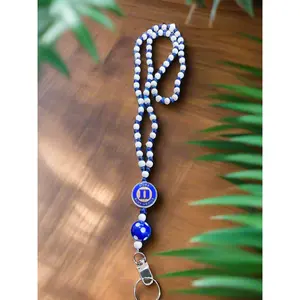Duke University Blue Devils Custom Beaded Lanyard