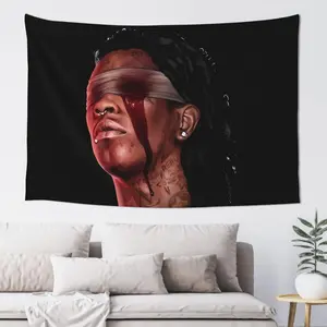 Young Music Thug Tapestry 60x40in Wall Hanging Gift Decoration Tapestry 60x40 Inch (Horizontal Style)