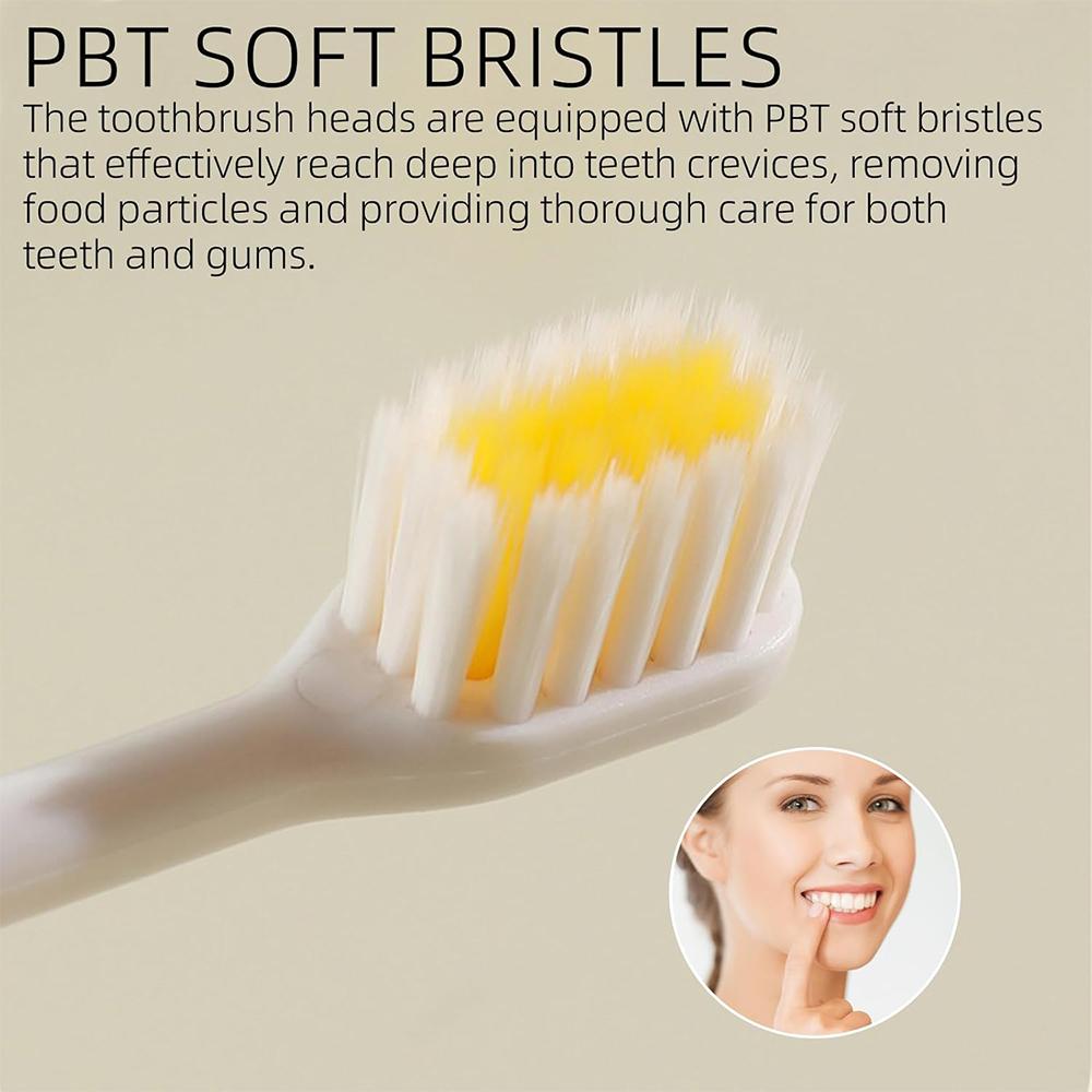 1pcs Foldable Toothbrush Compact Portable Travel Kit with Toothpaste Container 2 Replaceable Soft Bristle Heads for Adults Camping Vacation Business Travel 1pcs Foldable Toothbrush Compact Portable Travel Kit with Toothpaste Container 2 Replaceable Soft Bristle Heads for Adults Camping Vacation Business Travel