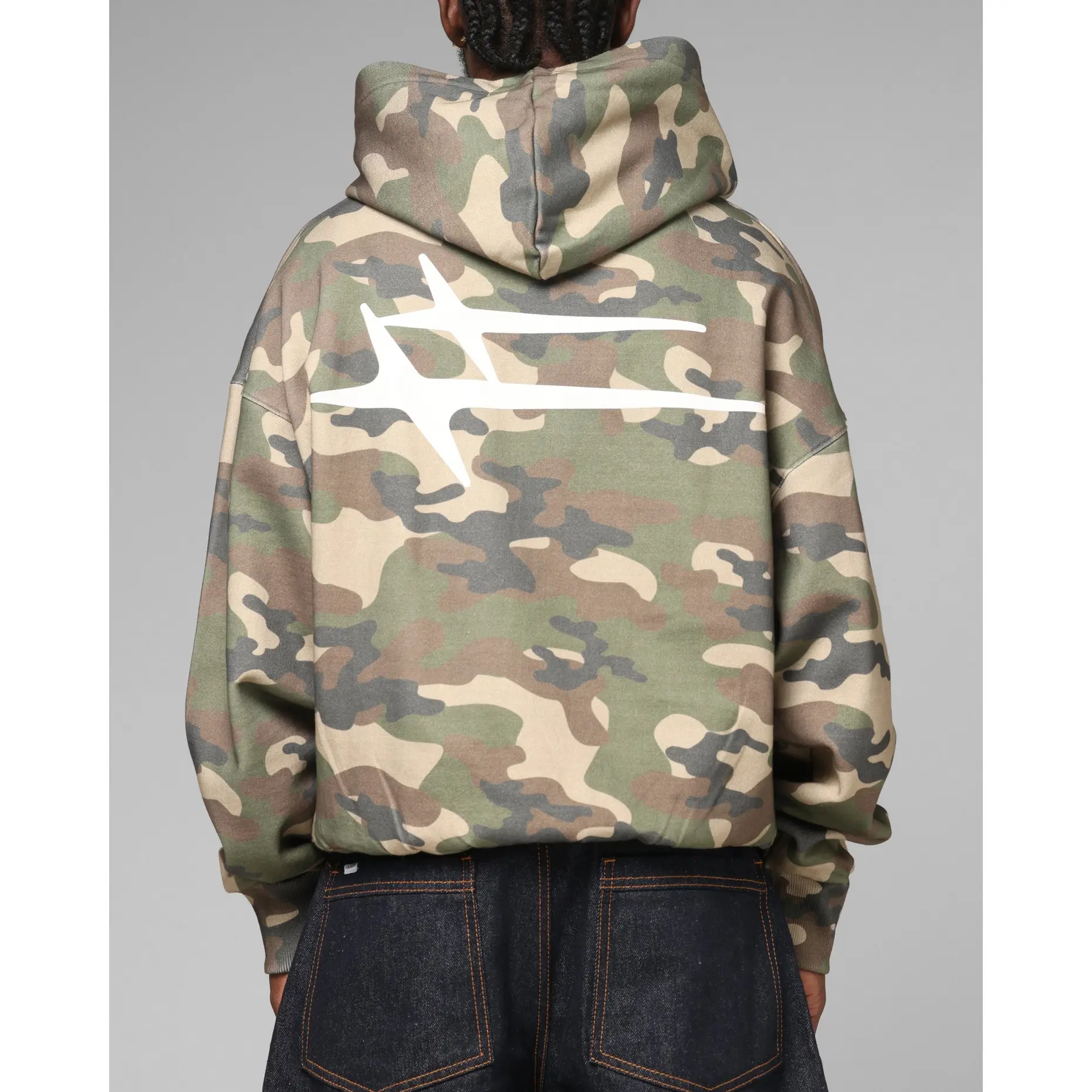 Loiter Hybrid Premium Hoodie Camo