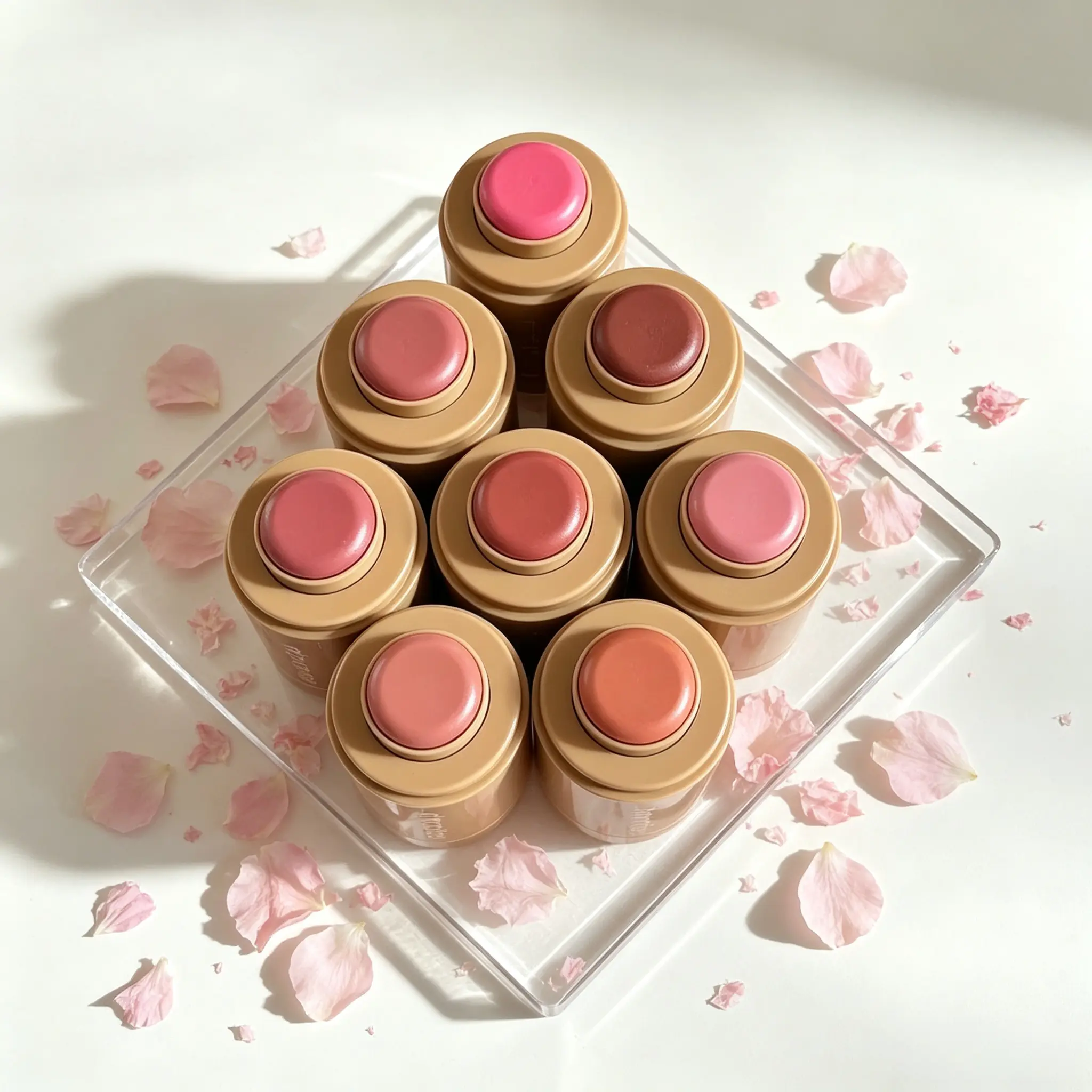 New rhode Cream Blush stick, Natural-Looking Matte Finish Makeup Blush stick, Hydrating Long Lasting Lightweight Blendable Blush for cheeks